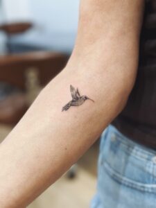 humming bird tattoo